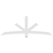 Ekena Millwork Alberta Architectural Grade PVC Gable Bracket, 84"W x 31 1/2"H x 4"D x 4"F, 9/12 Pitch GBP084X32X0404ALB00 - alternate 5